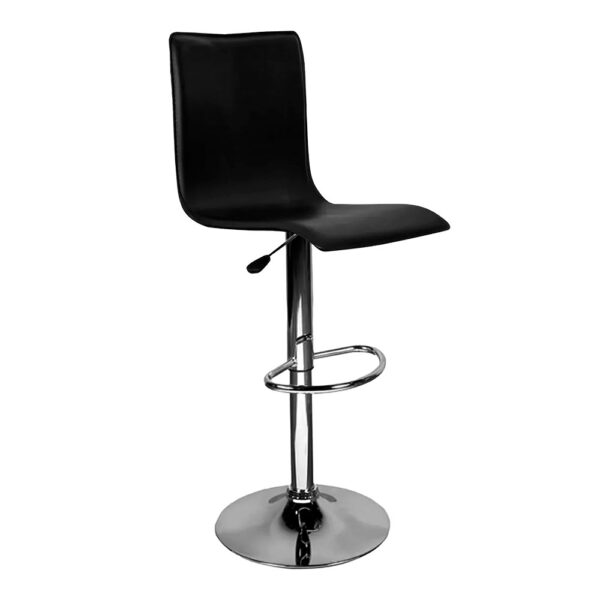 Banqueta Ecocuero Respaldar Alto Negro