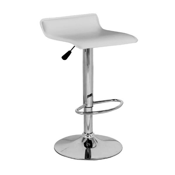 Banqueta Ecocuero Respaldar Bajo Blanco
